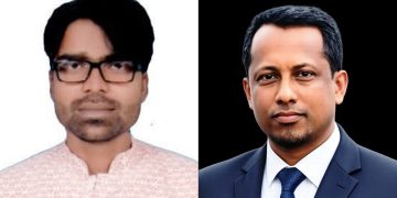 মাটির মা ফাউন্ডেশন টাঙ্গাইল জেলার সভাপতি আরিফ আহমেদ ও সাধারণ সম্পাদক হোসাইন মঈন।