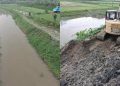 শ্রমিক না পেয়ে ফেরত গেল ১ কোটি সাড়ে ২১ লাখ টাকা , ভেকুতেই খনন হলো খাল।
