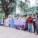 রৌমারীতে তীব্র লোডশেডিং ও ভূতুড়ে বিদ্যুৎ বিলের প্রতিবাদে এলাকাবাসীর বিক্ষোভ মিছিল ও মানববন্ধন।