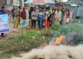 বেড়ায় যমুনা ও হুরাসাগর নদীতে মৎস্য অভিযান: বিপুল পরিমাণ কারেন্ট ও চায়না দুয়ারী জাল জব্দ, পুড়িয়ে ধ্বংস।