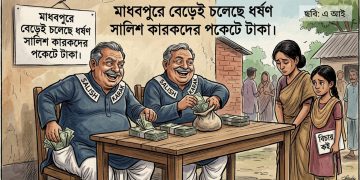 মাধবপুরে বেড়েই চলেছে ধর্ষণ সালিশ কারকদের পকেটে টাকা।