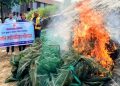 পাবনার বেড়ায় যমুনা ও হুরাসাগরে অভিযান: দেড় লাখ টাকার নিষিদ্ধ জাল জব্দ।