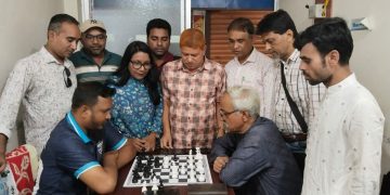 টাঙ্গাইলে প্রিন্ট মিডিয়া অ্যাসোসিয়েশনের ইনডোর দাবা-লুডু প্রতিযোগিতার উদ্বোধন।