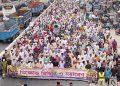 বগুড়ার শেরপুরে জুলাই সনদ ও গণভোটের রায় বাস্তবায়নের দাবিতে ১১ দলীয় জোটের বিক্ষোভ।