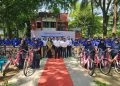 টাঙ্গাইলে ১২ ইউনিয়নের গ্রাম পুলিশের মাঝে বাইসাইকেল বিতরণ।