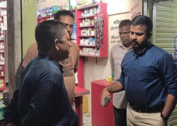 মাধবপুরে মাদক সেবনের দায়ে এক ব্যাক্তিকে ভ্রাম্যমান আদালতের জরিমানা।