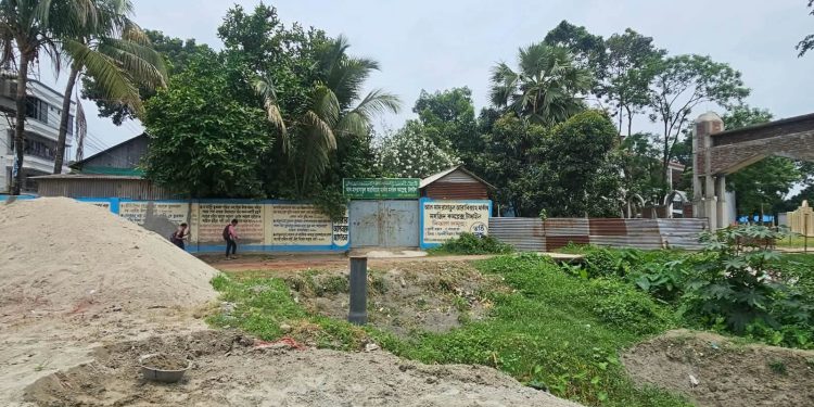 দখলে বিলীন টাঙ্গাইল শহরের প্রাণ শ্যামা বাবুর খাল।