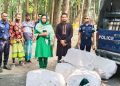 বেড়ায় চার লাখ টাকার চায়না দুয়ারী জাল জব্দ, জরিমানা ৪ হাজার।