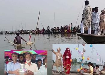 হাটুরিয়ায় কোকোর স্মরণে ভেলা বাইচ ও সাংস্কৃতিক অনুষ্ঠান অনুষ্ঠিত।