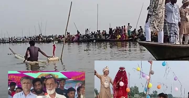 হাটুরিয়ায় কোকোর স্মরণে ভেলা বাইচ ও সাংস্কৃতিক অনুষ্ঠান অনুষ্ঠিত।