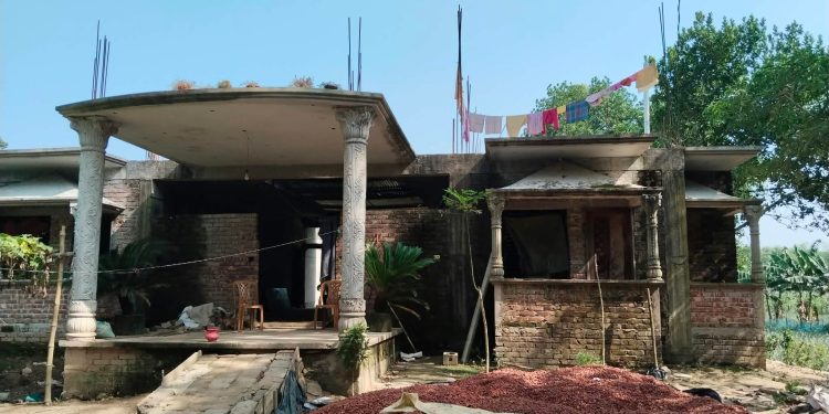 মধুপুরে বনভূমি দখল করে বিলাসবহুল ভবন নির্মাণের অভিযোগ।